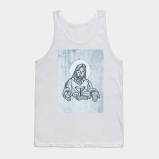 Jesus Christ at the Last Supper Tank Top